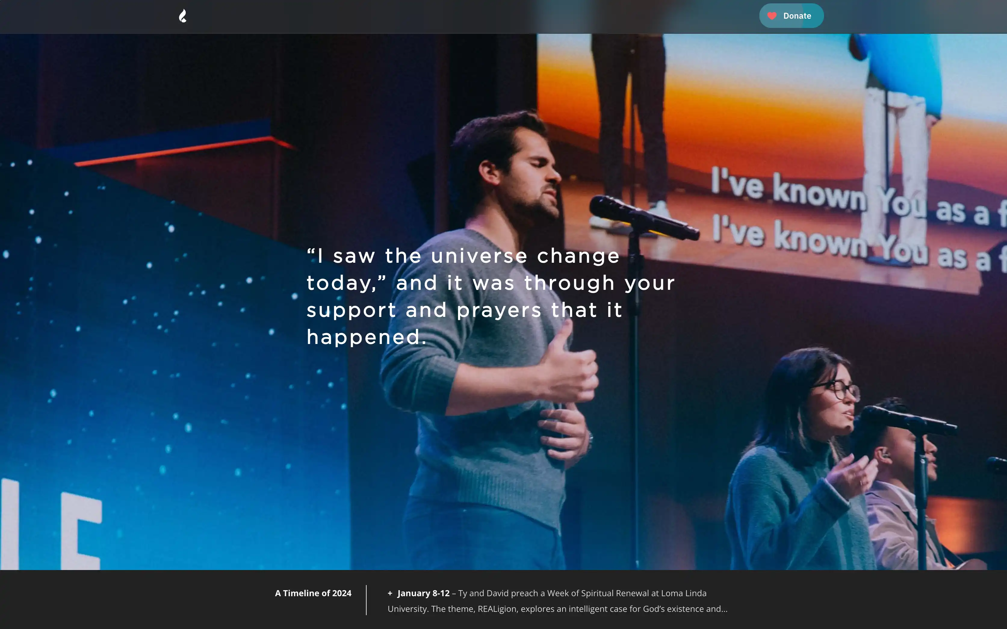 Lightbearers 2024 Annual Report Screenshot