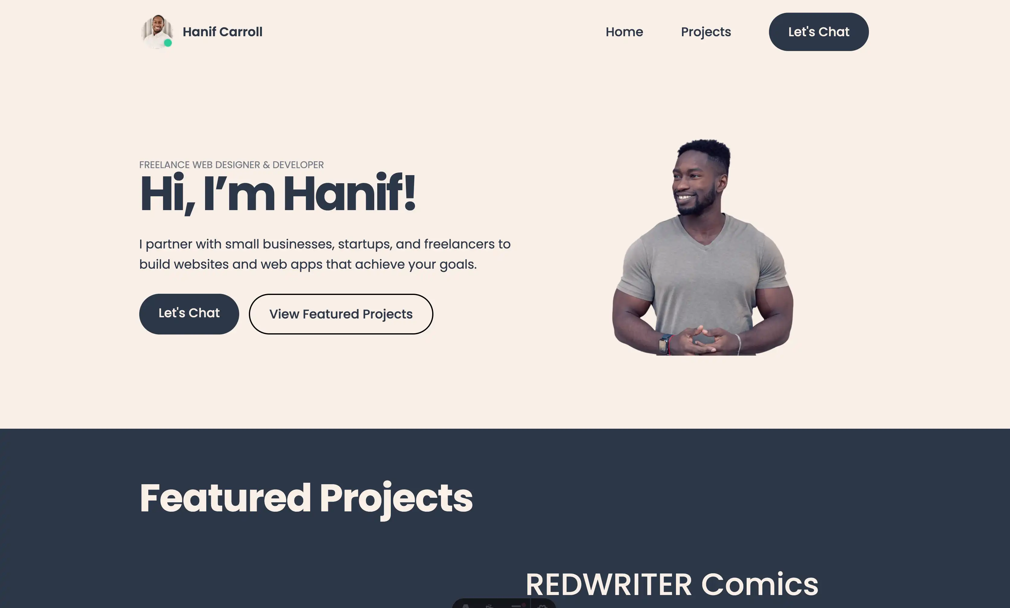 My Portfolio Screenshot